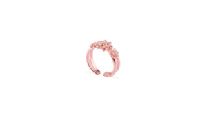 Anello Dalia intrecciato Placcato Oro Rosa