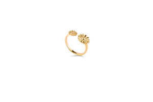 Anello doppia Margherita Oro Giallo
