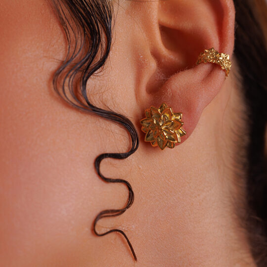 Ear Cuff Dalia Oro Giallo