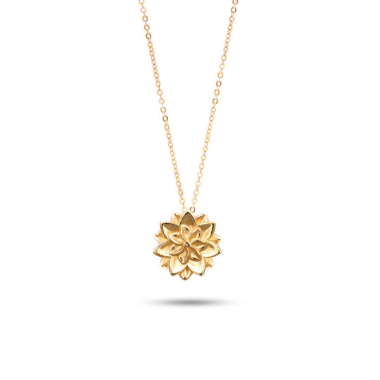 Collana Dalia pendente Oro Giallo
