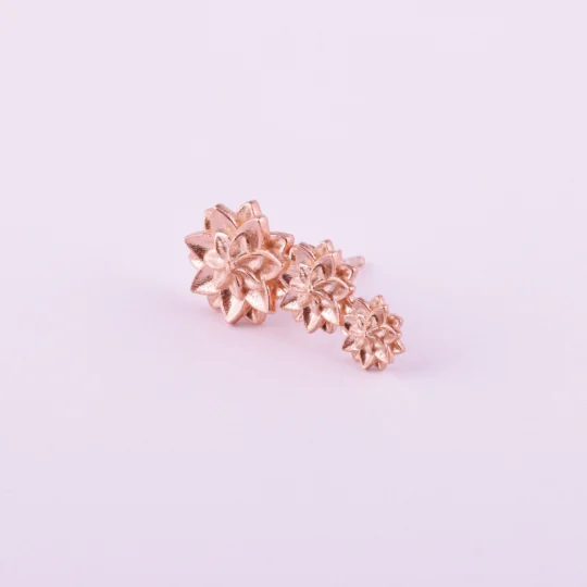 Orecchino Dalia Oro Rosa