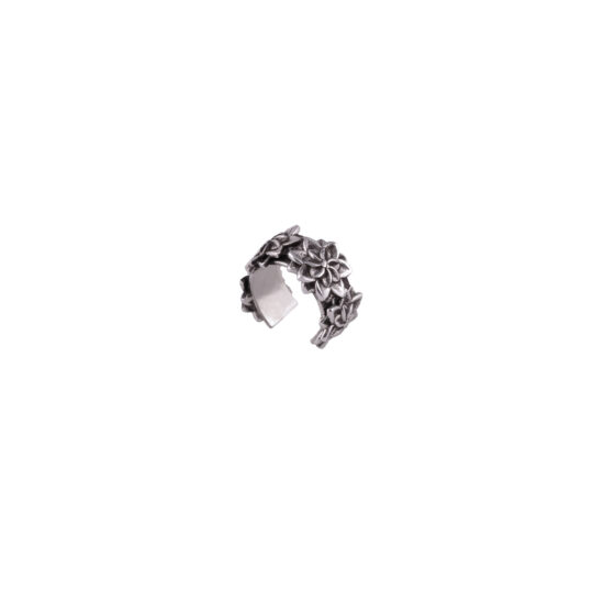 Ear Cuff Dalia Oro Nero