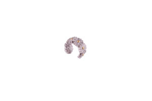 Ear cuff Margherita Placcato Rodio