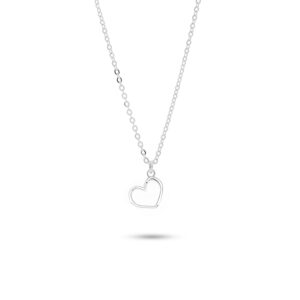 Collana Pendente Cuore In Argento 925