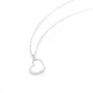 Collana Pendente Cuore In Argento 925