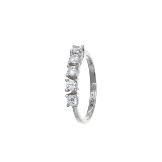 Anello Riviera 5 Pietre