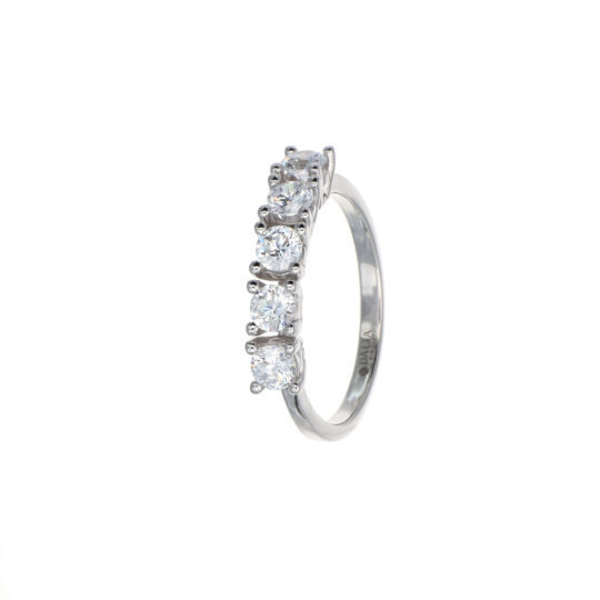 Anello Riviera 5 Pietre