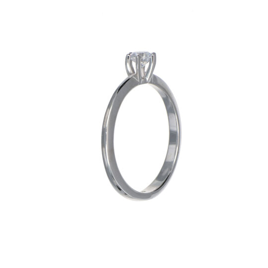 Anello Solitario 6 Griffe